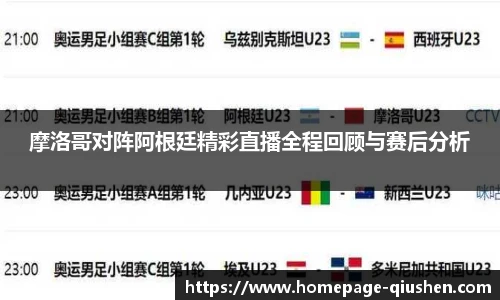 摩洛哥对阵阿根廷精彩直播全程回顾与赛后分析